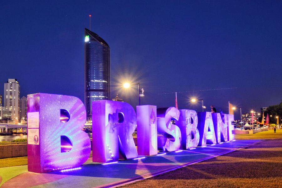Brisbane Southbank Brisbane sign