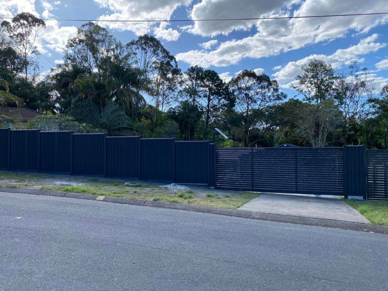 large colorbond fence for property